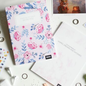Bullet Journal "Unelmat & Kukat" (2 kpl)
