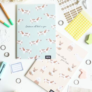 Bullet Journal "Koirat" (2 kpl)