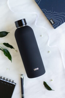 SEIK Juomapullo / Termospullo - musta 500ml