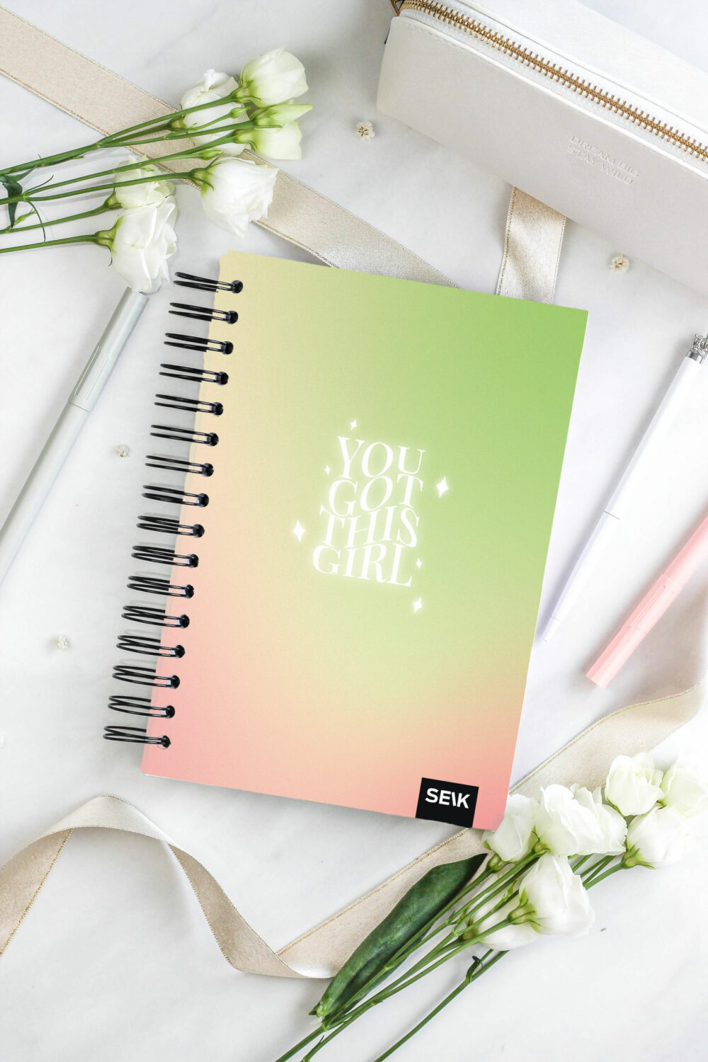 Happy Calendar - rengaskierresidottu kalenteri: You got this, girl 2026