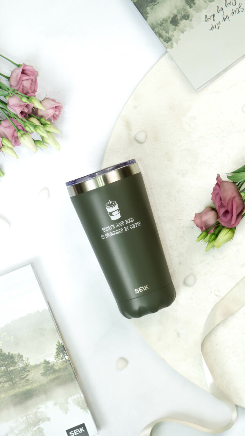 SEIK Termos / kahvimuki - today's good mood is sponsored by coffee 350ml