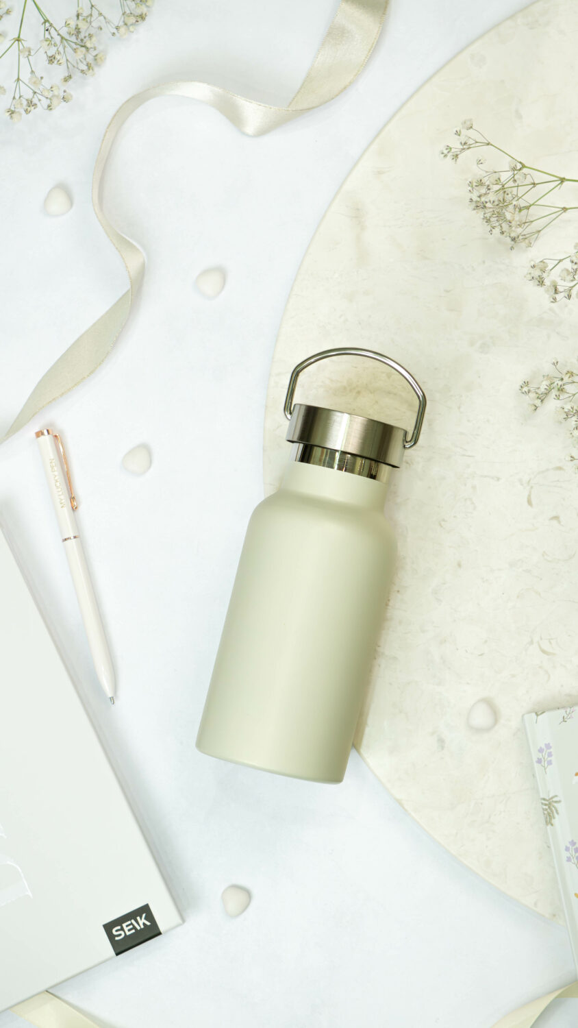 SEIK juomapullo / termospullo - beige 350ml