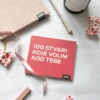 100 stvari koje volim kod tebe
