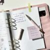 Kukkakynät Blossom Pens - Beige (musta) & Roosa (sininen) - 2kpl - Image 6