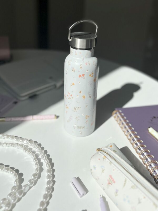 SEIK juomapullo / termospullo - kukka 500ml - Image 3