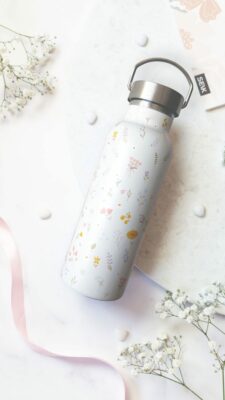 SEIK juomapullo / termospullo - kukka 500ml