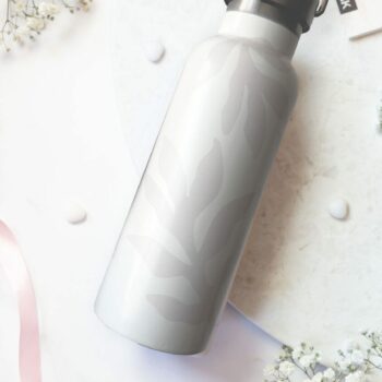 SEIK juomapullo / termospullo - Lehti (beige) 500ml
