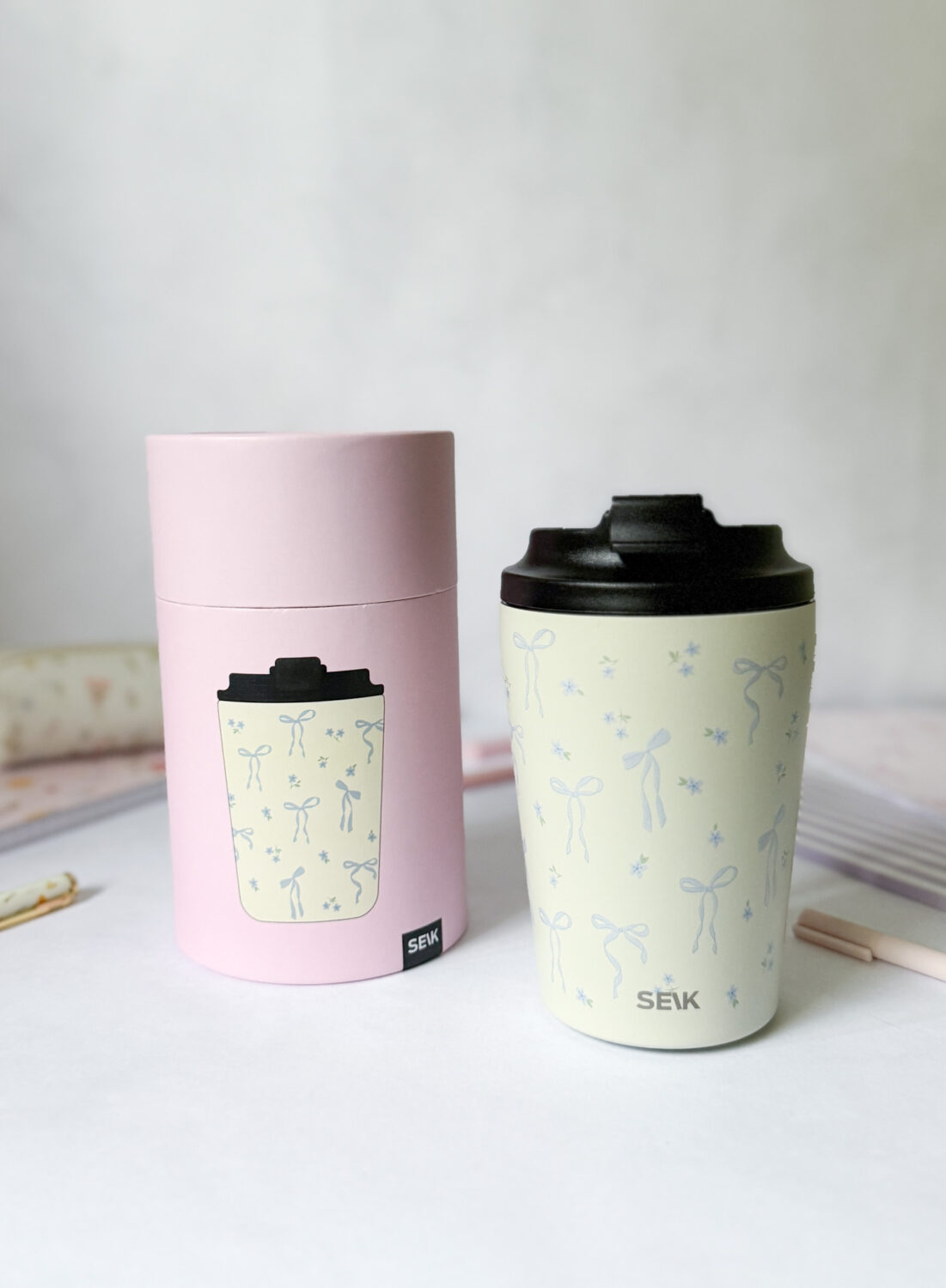 Kahvi termosmuki – ruseteilla (350 ml) - Image 4
