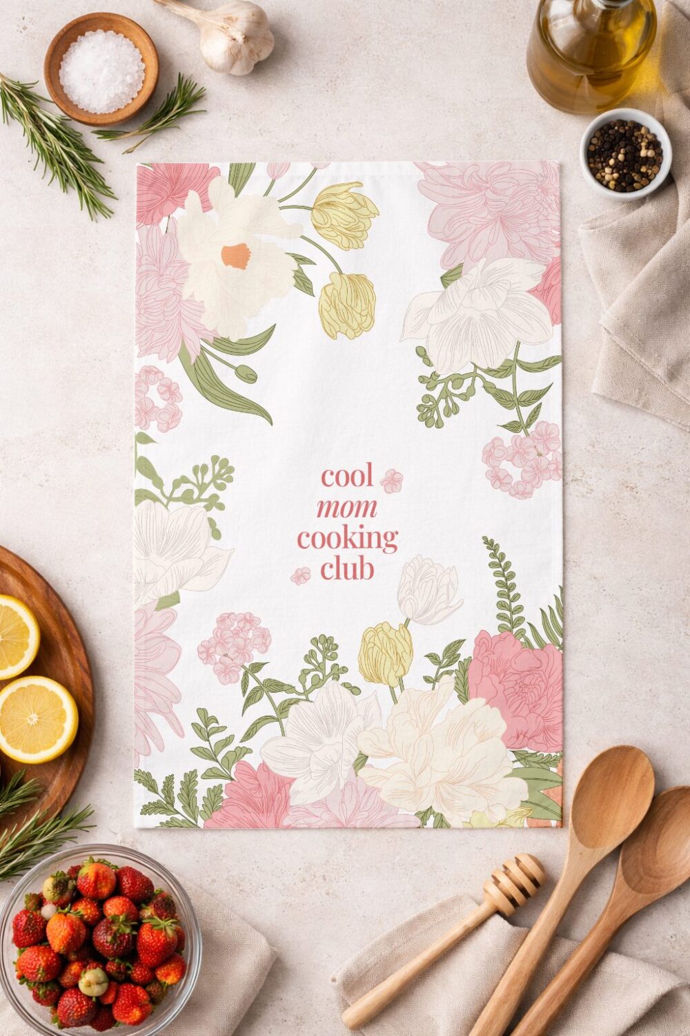 Keittiöpyyhe – Cool Mom Cooking Club - Image 2