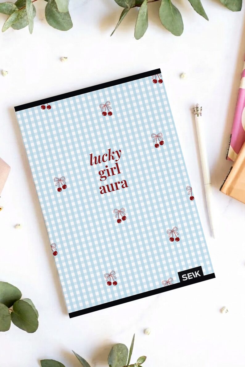 A5 ruudullinen muistikirja (36 lehte) - lucky girl aura