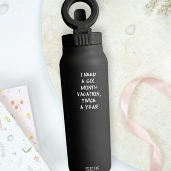 2-in-1 Thermos-juomapullo magneettisella puhelinpidikkeellä – Loma