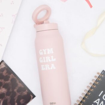 2-in-1 Thermos-juomapullo magneettisella puhelinpidikkeellä - gym girl era